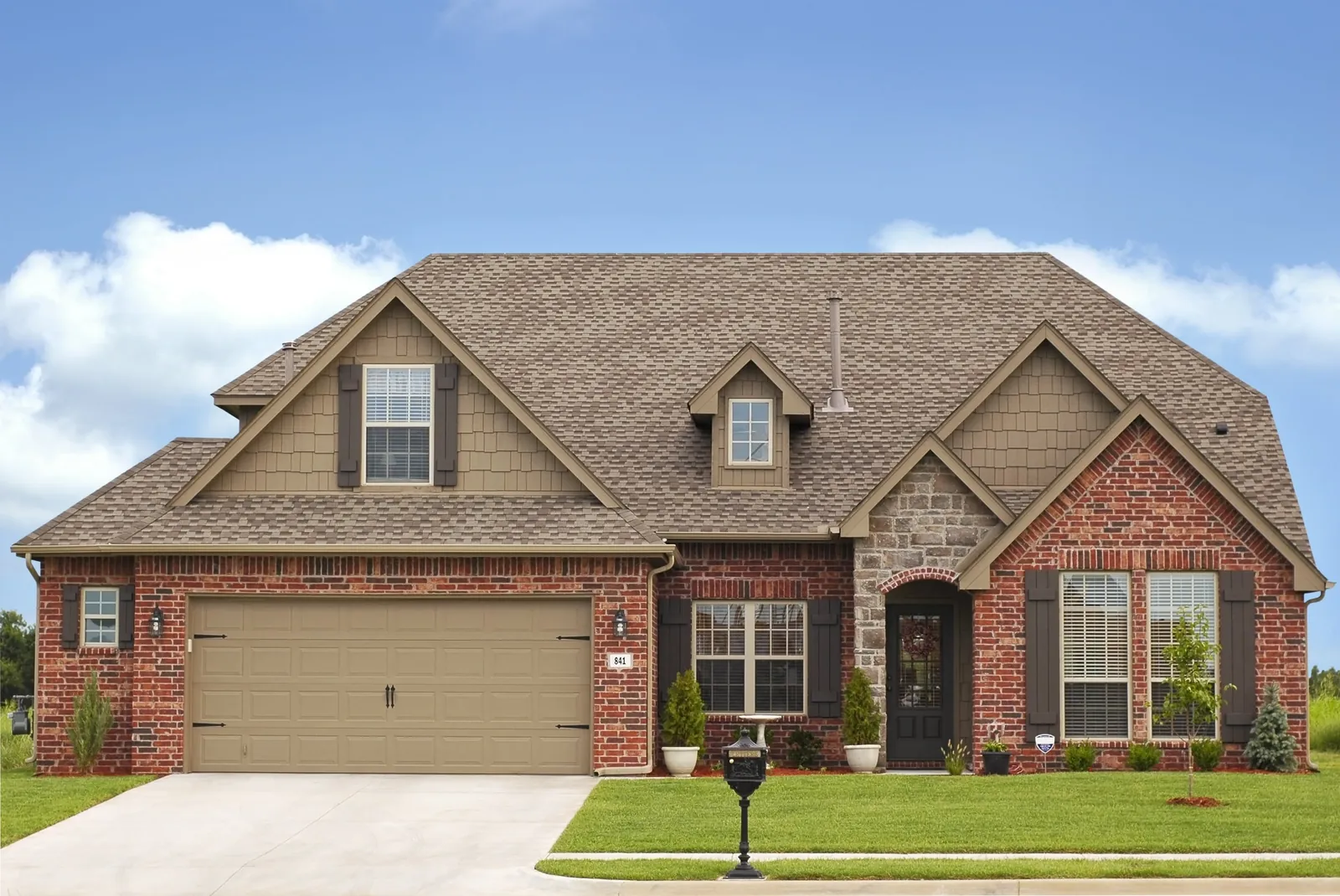 House with new roof