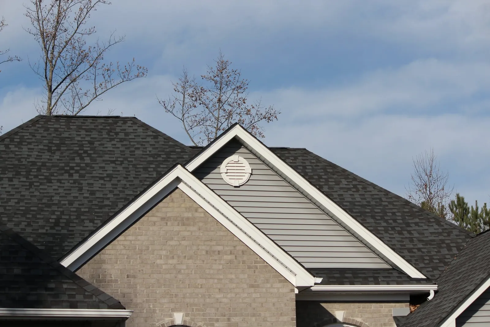 new gutters on a home